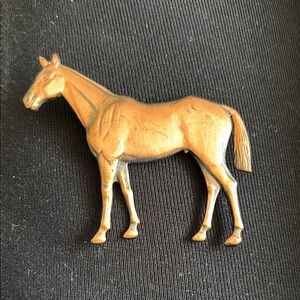 Copper Vintage Horse Pin